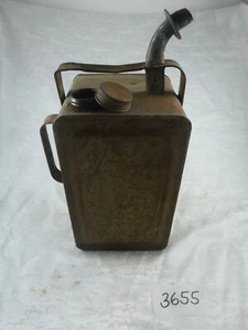 Nº 3655 bidón de gasolina inglés original ESSO BLUE de metal usado  - Imagen 1 de 7