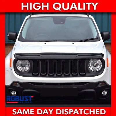 ROBUST CAR PARTS FOR JEEP RENEGADE BONNET WIND STONE DEFLECTOR PROTECTOR GUARD 2015-2023