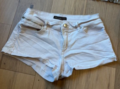 Pantalón corto para mujer Abercrombie & Fitch talla 27/2 rosa claro Foto 1 de 4