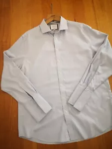 Charles Tyrwhitt Non-Iron Slim Fit shirt S44/91 cm. L-Sleeve Check Button up-VGC - Picture 1 of 12