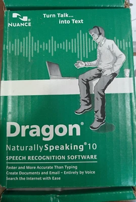 Nuance Dragon Naturally Speaking Standard Edition 10 Speech Recognition Software - Image 1 of 2