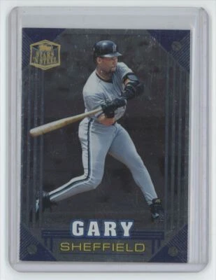 1998 Topps Stars ‘N Steel Gary Sheffield Florida Marlins #38 - Image 1 of 2
