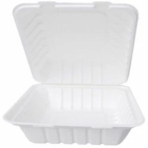 Zuckerrohr-Lunchbox 25 Stück NATURE Star 230 x 230 mm mit Deckel Franz Mensch - Bild 1 von 5