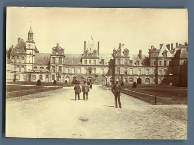 France, Fontainebleau, Le Château  Vintage Citrate Print.  Tirage Citrate  8 • 29€