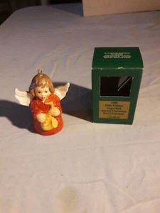 Goebel Hummel Germany 5th Annual Porcelain Angel Bell Ornament 1980 w/box - Picture 1 of 4