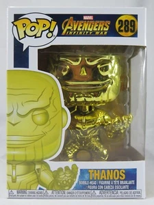 Marvel Funko Pop - Thanos (Yellow Chrome) - Avengers: Infinity War - No. 289 - Picture 1 of 12