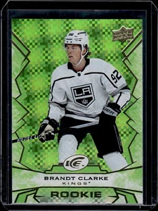 2022-23 Upper Deck Ice #133 Brandt Clarke Rookie Green LA Kings RC - Picture 1 of 2