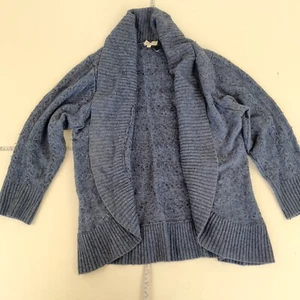 Cárdigan EAST XL azul para mujer abierto manga larga jersey tejido mezcla de ... - Imagen 1 de 11