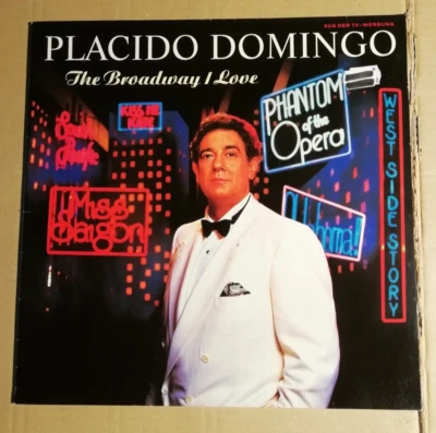 PLACIDO DOMINGO / LSO / KOHN - THE BROADWAY I LOVE -  LP 1991 (K1957) - Bild 1 von 2