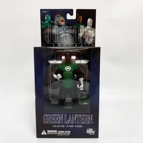 Green Lantern Figure Justice League Series 7 Alex Ross John Stewart DC BRAND NEW Cover