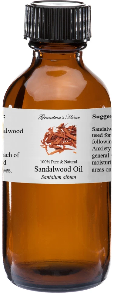 Sandalwood Essential Oil 2 oz - 100% Pure - Therapeutic Grade - Grandma's Home - Image 1 of 1