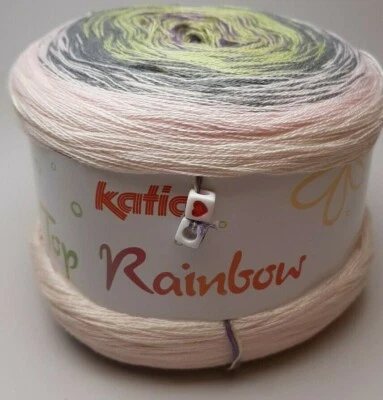 Katia TOP RAINBOW Yarn Cotton blend DK plus FREE PATTERNS  - Image 1 of 4