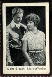 Tobacco Card, Josetti, FILM PICTURES, 1932, Walter Slezak & Margot Walter, #765