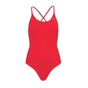 Puma Swim Damen V-Neck Crossback Swimsuit Badeanzug Größe XS bis XL Red NEU - Bild 1 von 4