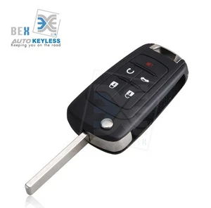 Uncut Key Remote Start Keyless Entry Transmitter For Chevy 2010-2014 Equinox - Picture 1 of 3