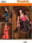 Simplicity Sewing Pattern 2851 Misses Costumes, RR (14-16-18-20)
