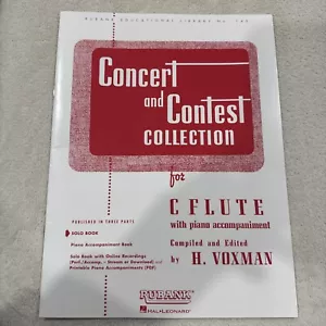 Concert and Contest Collection for C Flute - Solo Book with Piano accompaniment - Picture 1 of 2