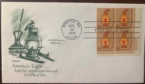 Boston Mass $5.00 P Block On Artmaster FDC - Picture 1 of 1