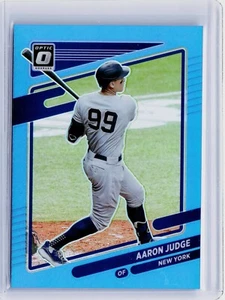 2021 DONRUSS OPTIC CAROLINA BLUE #184 - AARON JUDGE #ED 06/50 - Picture 1 of 2