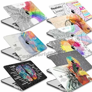 Funda rígida engomada con patrón cerebral inteligente para computadora portátil + cubierta de teclado para Mac Macbook - Imagen 1 de 29
