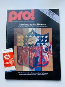 TICKET STUB & PROGRAM Jets @ Broncos - Norris Weese 1st Completion Sept 19 1976 - Picture 1 of 10