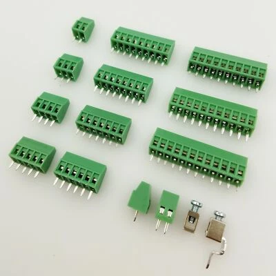 KF128-2.54-2P/3P/4P/5P/6P/7P/8P/9P/10P Screw PCB Terminal Blocks Pitch 2.54mm - Image 1 of 3