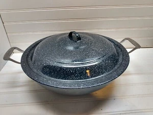 Emeril 13.5" Anodized Non-Stick Wok Skillet Paella Pan Braiser Caldero Roaster - Picture 1 of 10