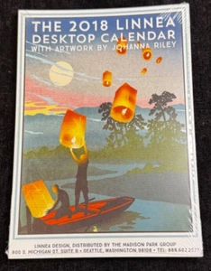 Calendario de escritorio Linnea Design 2018 (REUTILIZACIÓN 2029) - Obra de arte de Johanna Riley - Imagen 1 de 2