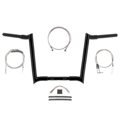Kit de manillar Hooker Ape 1996-2005 Harley-Davidson Dyna 1 1/4" negro 14" Foto 1 de 3
