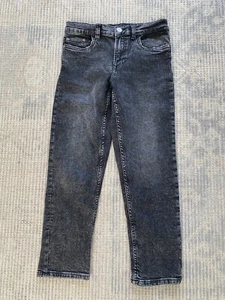 zara boys black straight fit denim jeans pants size 10 Worn Once - Picture 1 of 6