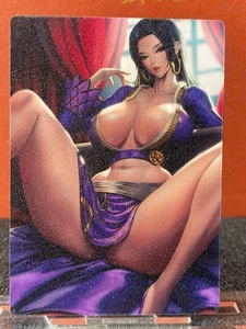 Goddess Doujin Anime Plastic Card Color Watch Through Card Boa Hancock One Piece - Picture 1 of 7