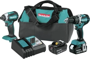 Makita XT269M 18V LXT Lithium Ion Brushless Cordless 2 Pc Combo Kit 4.0Ah Blue - Picture 1 of 8