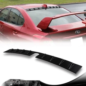 Brillante negro aleta de tiburón alerón trasero del techo ala para 2012-2015 Subaru Impreza WRX - Imagen 1 de 3