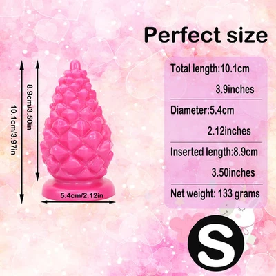 Soft Silicone Huge Anal Plug Anal Dilator Big Dildo Adult Sex Toys For Men Women - Image 1 of 4