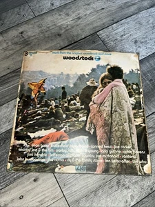 Various - Woodstock (OST) - 12” Vinyl Record LP - 1970 Atlantic UK Plum Tri-Fold - Picture 1 of 19