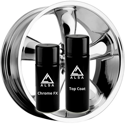 Alsa Nuevo Easy Chrome - Cromo FX - Kit de latas de pulverización - 15 pies de cromo Foto 1 de 4