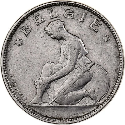 [#1029835] Belgium, Albert I, 2 Francs, 2 Frank, 1924, Nickel, EF, KM:92 - Image 1 of 2