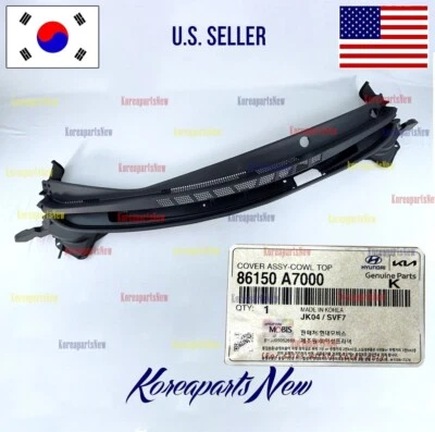 Cubierta superior rejilla capó 86150A7000 ⭐GENUINA⭐ Kia Forte 2014-2018 Foto 1 de 4