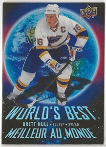 2022-23 Upper Deck Tim Hortons Legends World's Best #WB2 Brett Hull St Louis - Imagen 1 de 2
