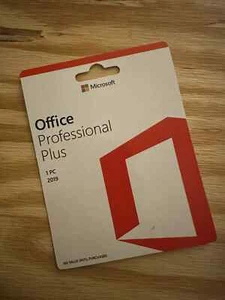 Microsoft Office Pro Plus 2019 Lifetime 1 PC genuine retail Lifetime - Picture 1 of 1