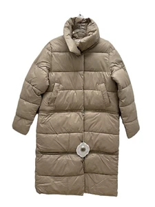 MONTE CERVINO sz S PARKA JACKET PUFFER PUFFA SNAP COAT 3IN1 QUILTED HIGH NECK - Picture 1 of 9