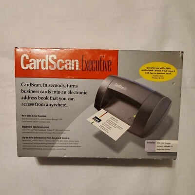 CardScan Executive 600C Pass-Through Scanner Color Business Card Scan Parts Only - Image 1 of 4