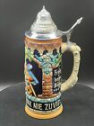Vintage German Stein. Hand painted. Stoneware. Made in Germany