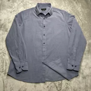 Massimo Dutti Shirt Mens XL Button Down Long Sleeve Modern Slim Fitting - Picture 1 of 12