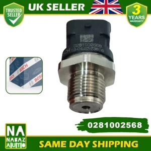 FUEL RAIL HIGH PRESSURE SENSOR FOR MERCEDES VAUXHALL RENAULT 1.3D 1.9D 2.2D 2.5D - Picture 1 of 6