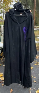 Ancient Circle Black Cape Cloak - Renaissance - Pagan - Wiccan HIGH END - Picture 1 of 3
