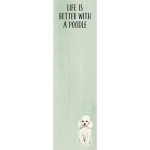 NEW!~NOTEPAD~"Life Is Better With A Poodle" Dog~Paper/Tablet/Letter - Picture 1 of 1