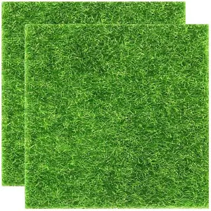 Turf Artificial Grass Solid Indoor Outdoor Area Rug RV Patio Mat - Picture 1 of 9