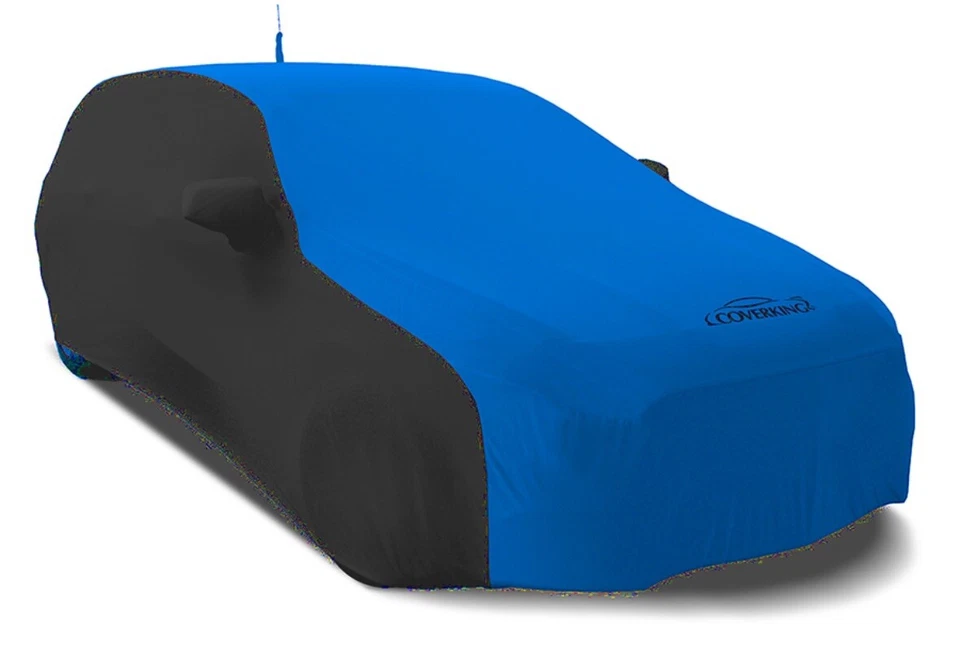 Car Cover Coverking for Ford Mustang Light Blue & Black Sides Car Protector Foto 1 de 4
