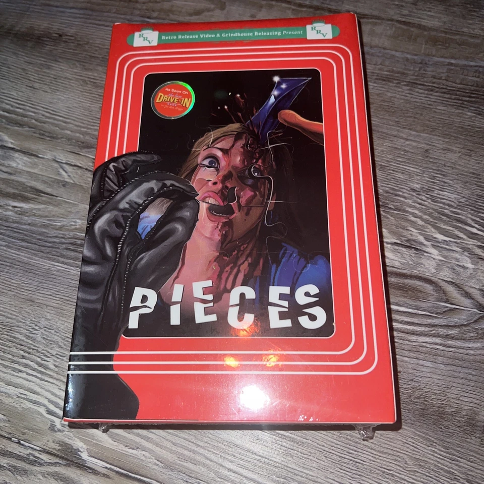 Pieces VHS Limited Edition Retro Release Video Rrv Oop New Sealed Horror Gore - Image 1 of 4
